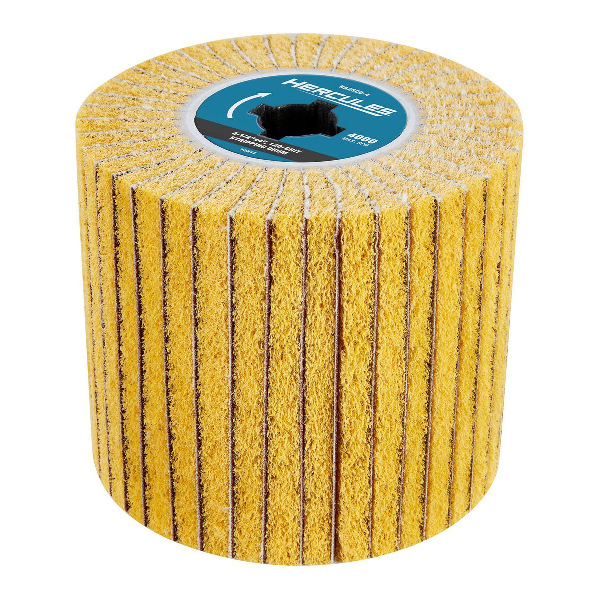 4-1/2 in. x 4 in. x 3/4 in. 120-Grit Interleaved Stripping Drum X596