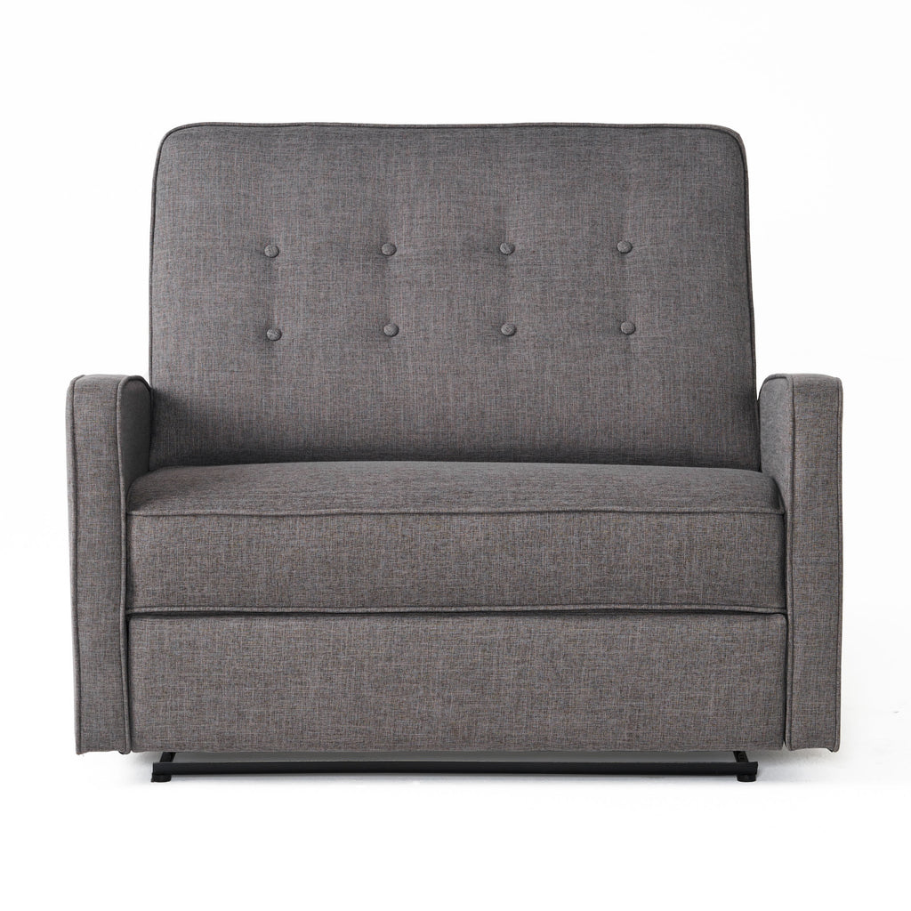 Gray Fabric Reclining Loveseat A78382