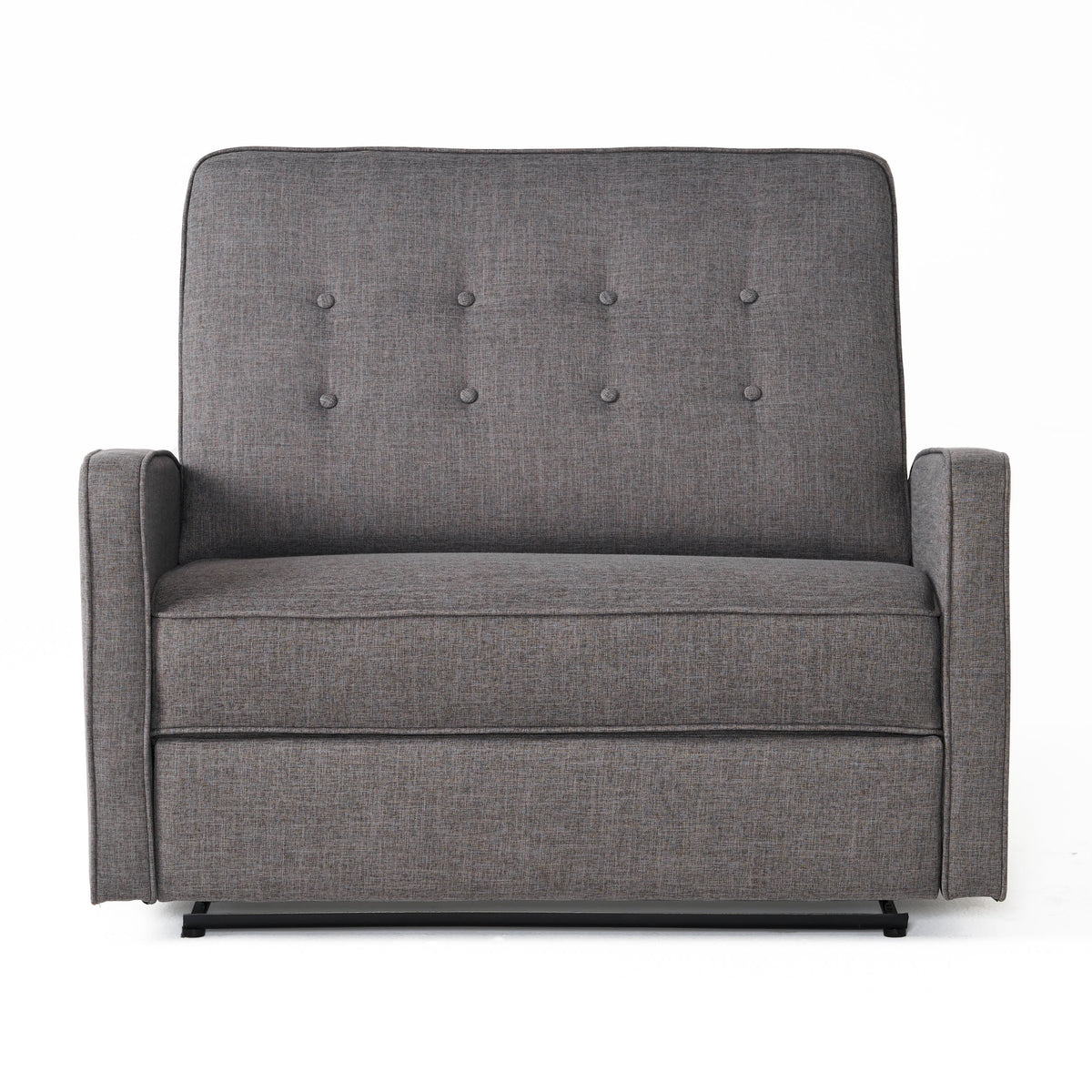 Gray Fabric Reclining Loveseat A78382