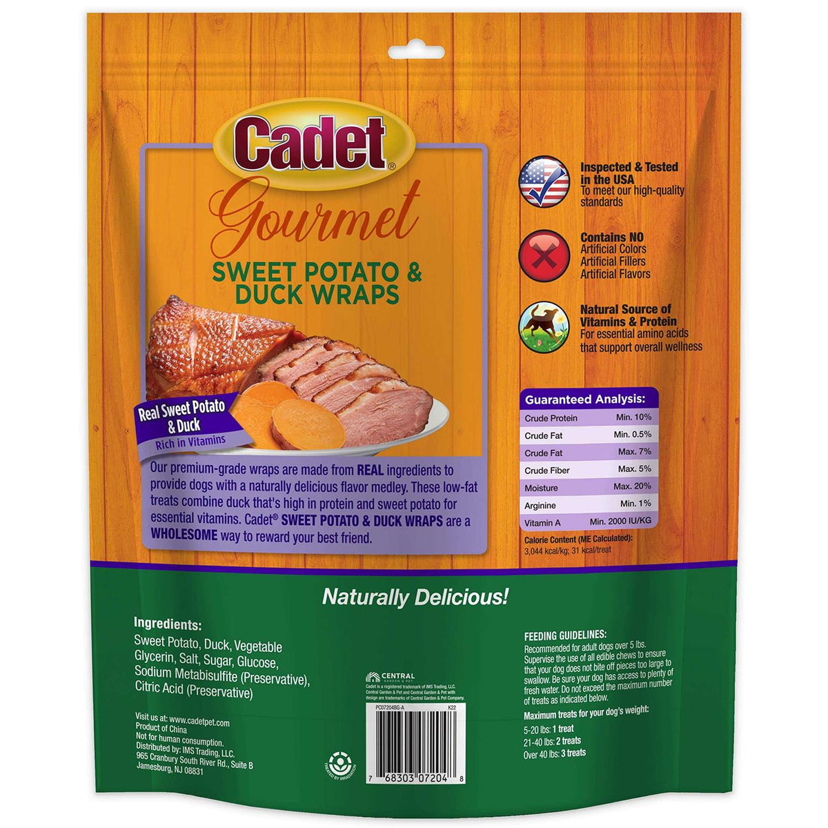 Sweet Potato & Duck Dog Treats W16575