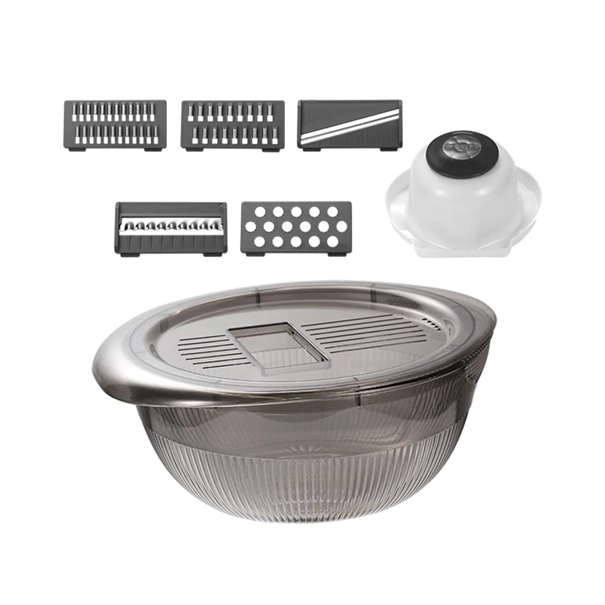 Gray 5 Blade Vegetable Chopper with Container W2390