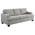 84" Polyester Fabric Sofa in Gray Y9706