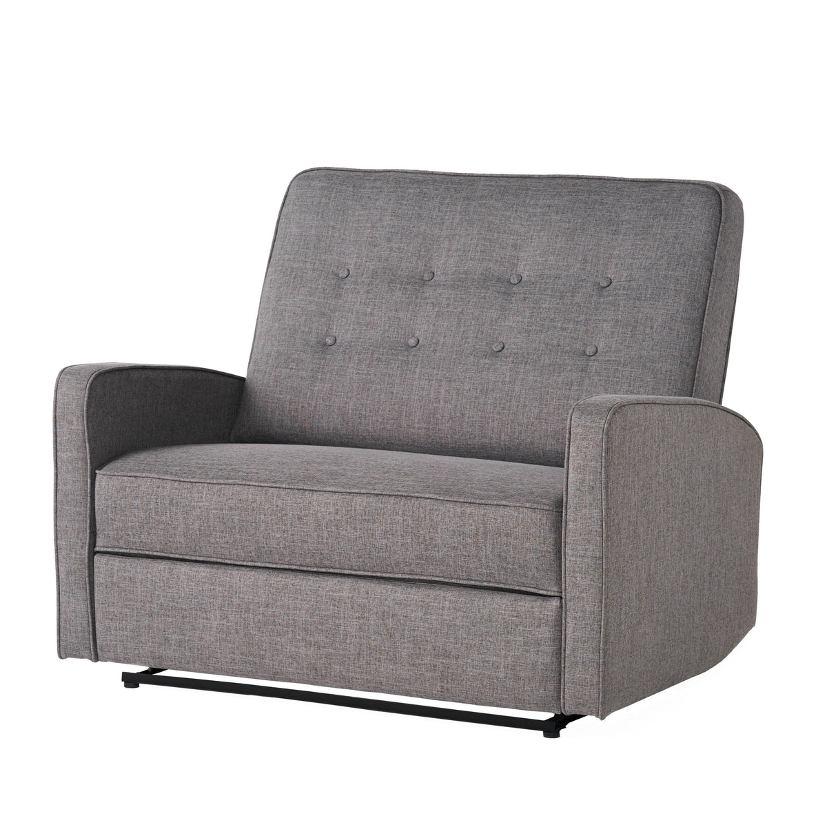 Gray Fabric Reclining Loveseat A78382
