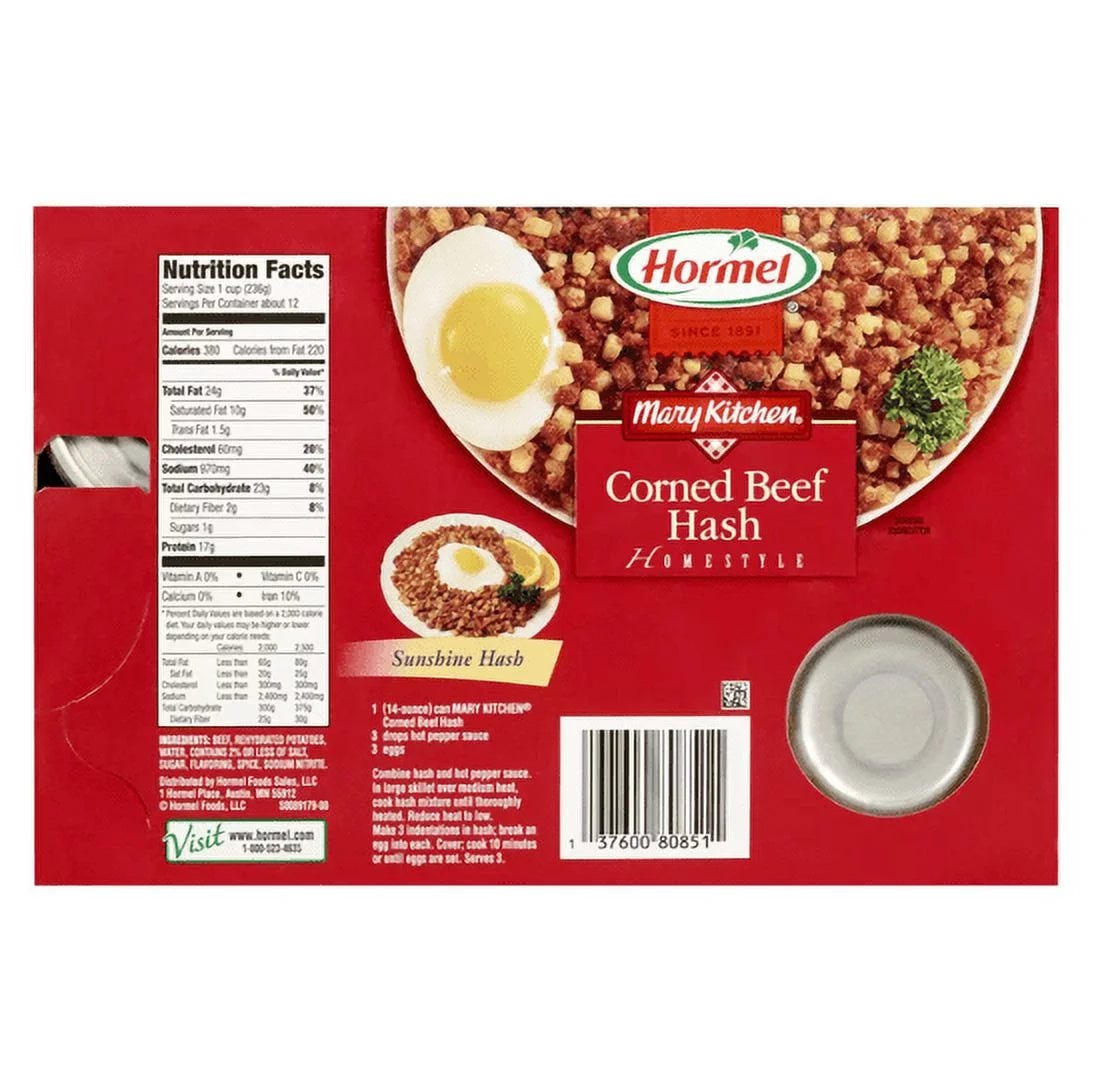 6 pk 14 oz Corned Beef Hash F35091