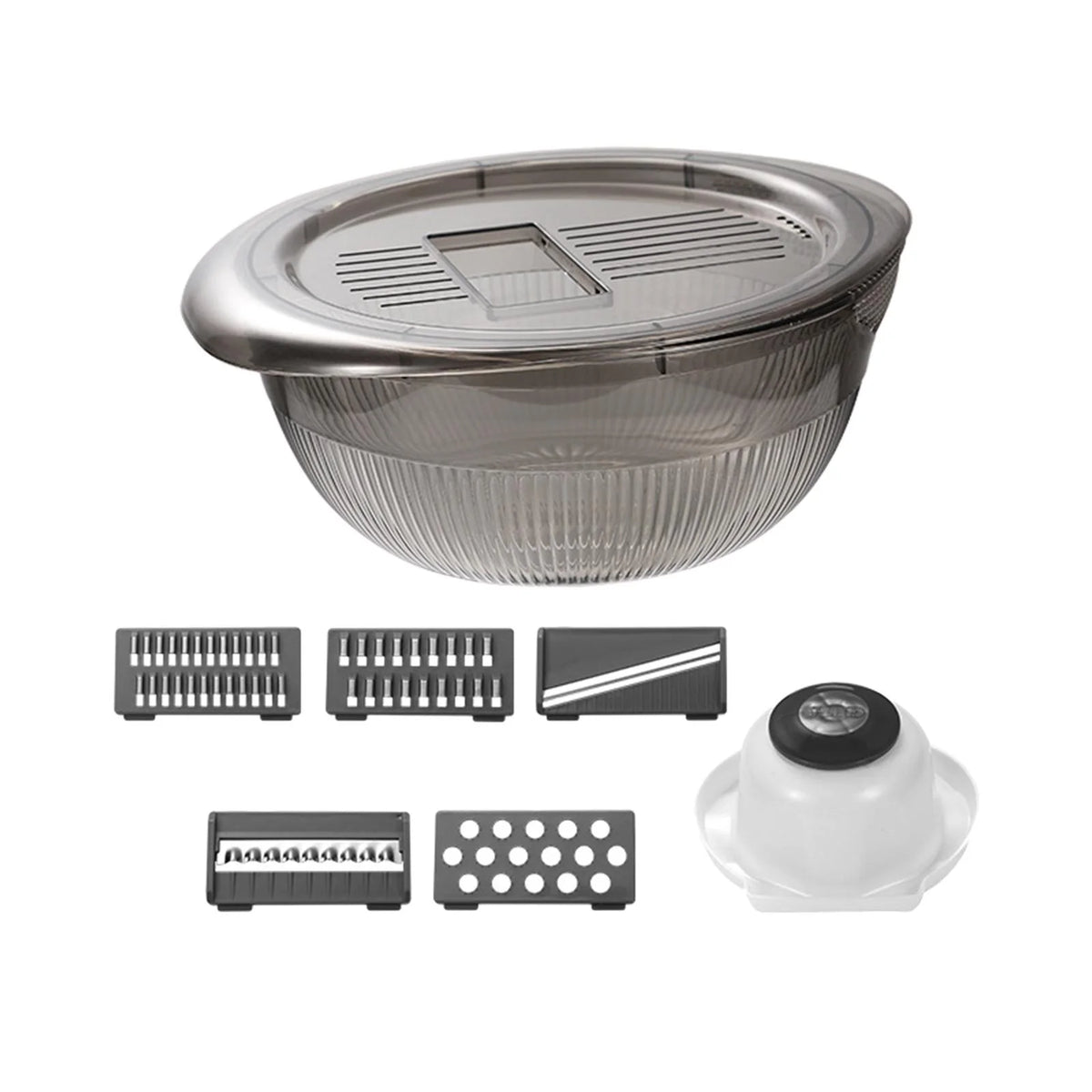Gray 5 Blade Vegetable Chopper with Container W2390
