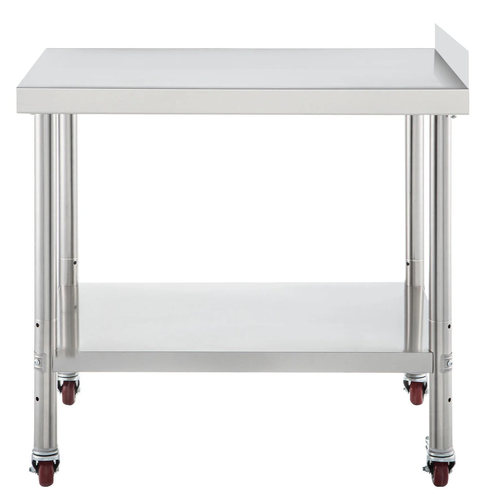 Stainless Steel Work Table with 4 Casters R1724