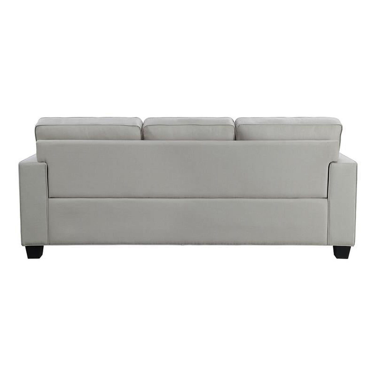 84" Polyester Fabric Sofa in Gray Y9706