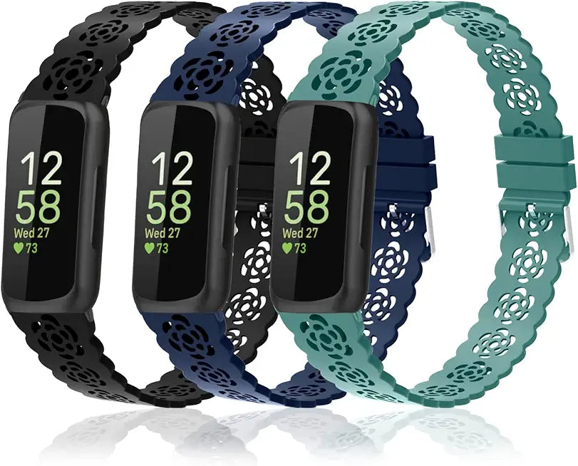 3 Pack Adjustable Breathable Silicone Bands S7962