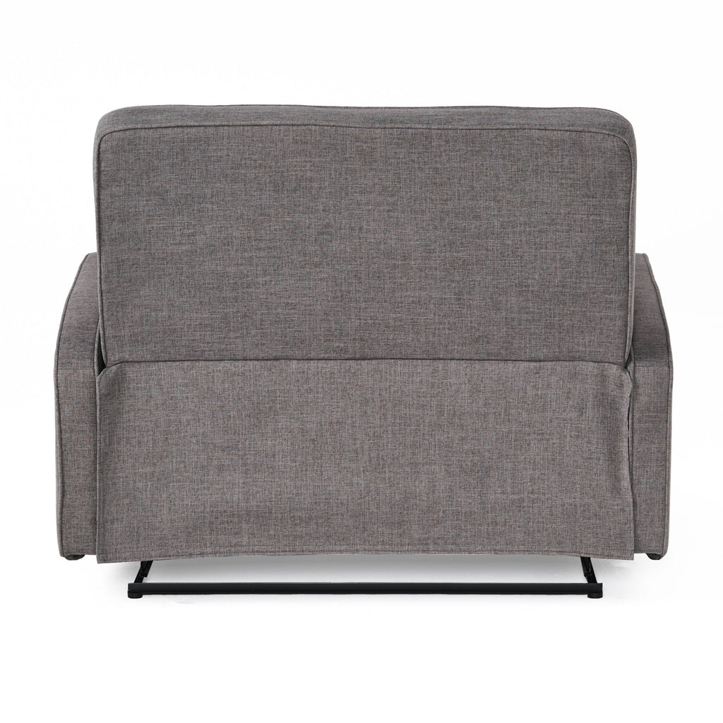 Gray Fabric Reclining Loveseat A78382