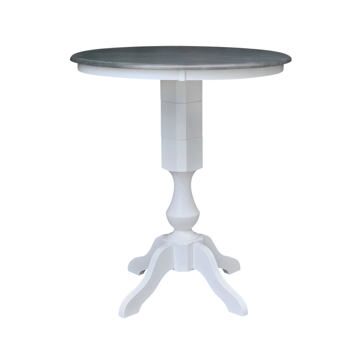 Round Wood Bar Height Table with 2 Stools T5507