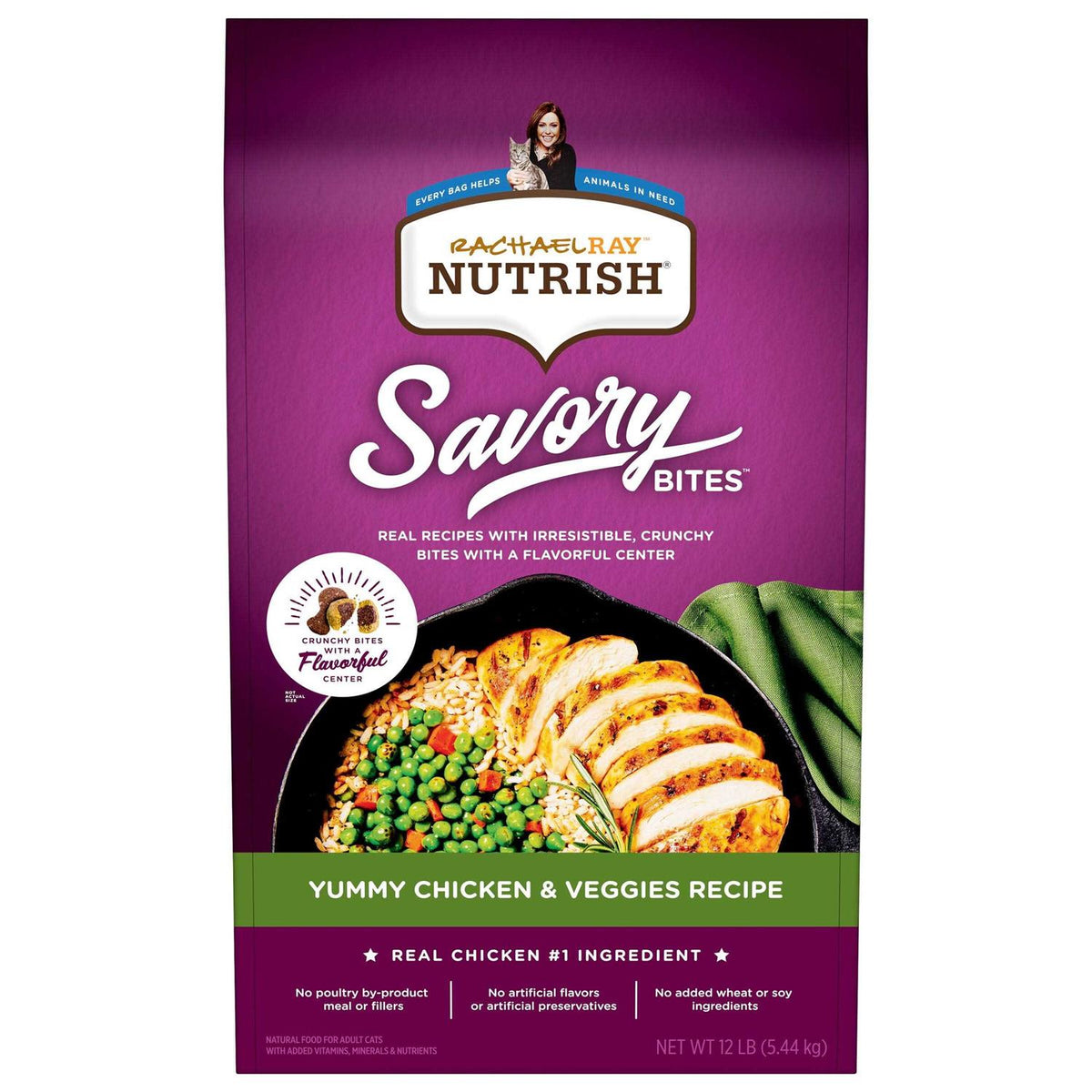 Savory Bites Dry Cat Food X2453