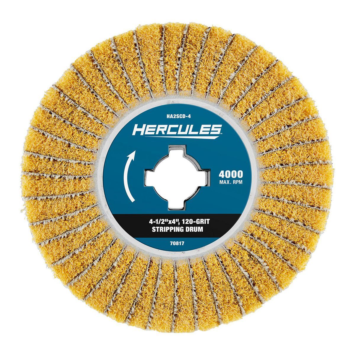 4-1/2 in. x 4 in. x 3/4 in. 120-Grit Interleaved Stripping Drum X596