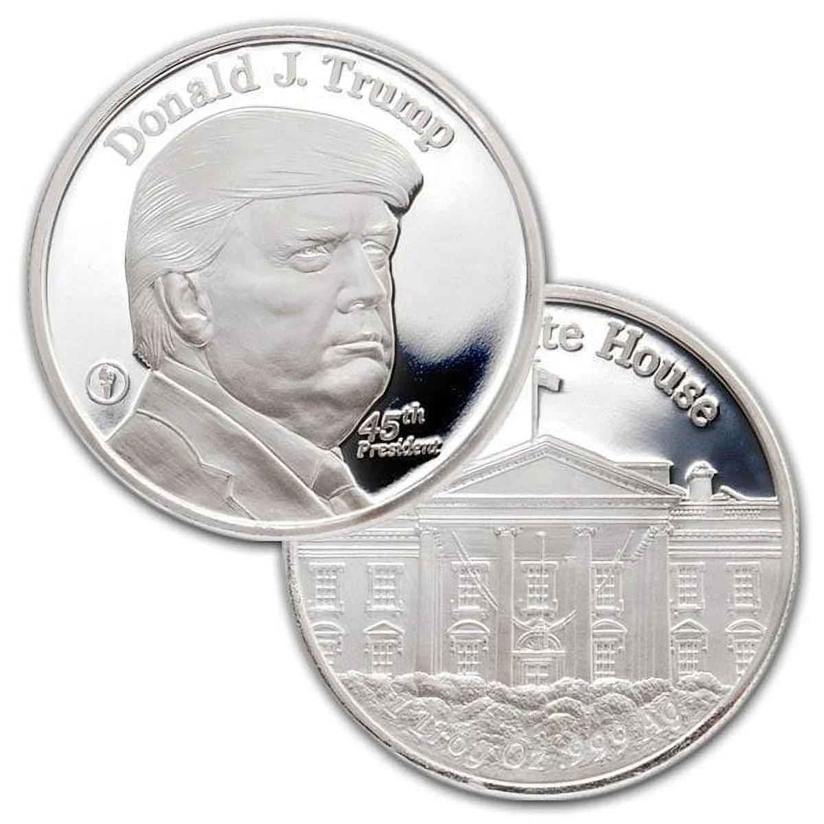 Trump .999 Pure Silver 1 Oz Round J490