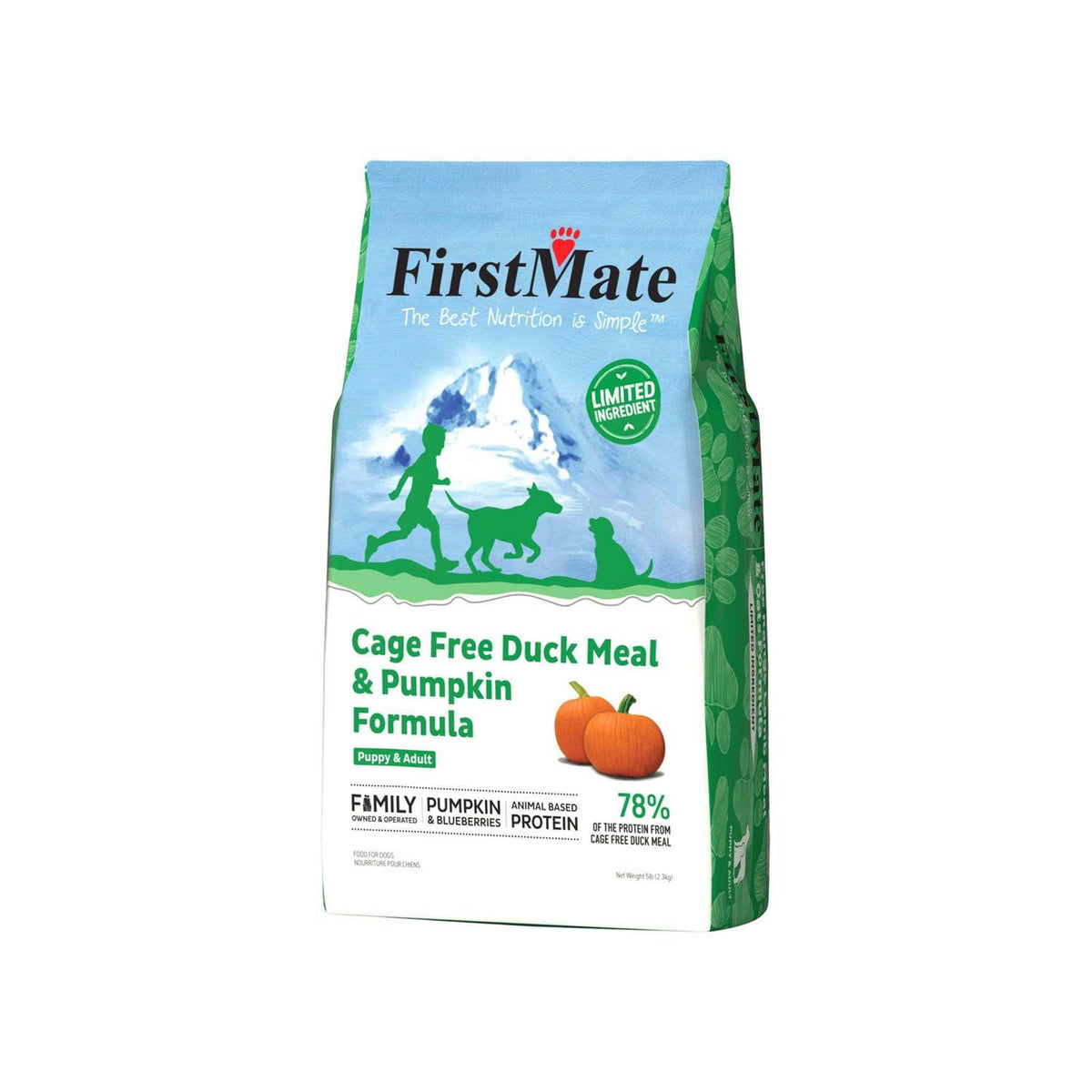 Limited Ingredient Cage-Free Duck Meal & Pumpkin Formula Dry Dog Food X105