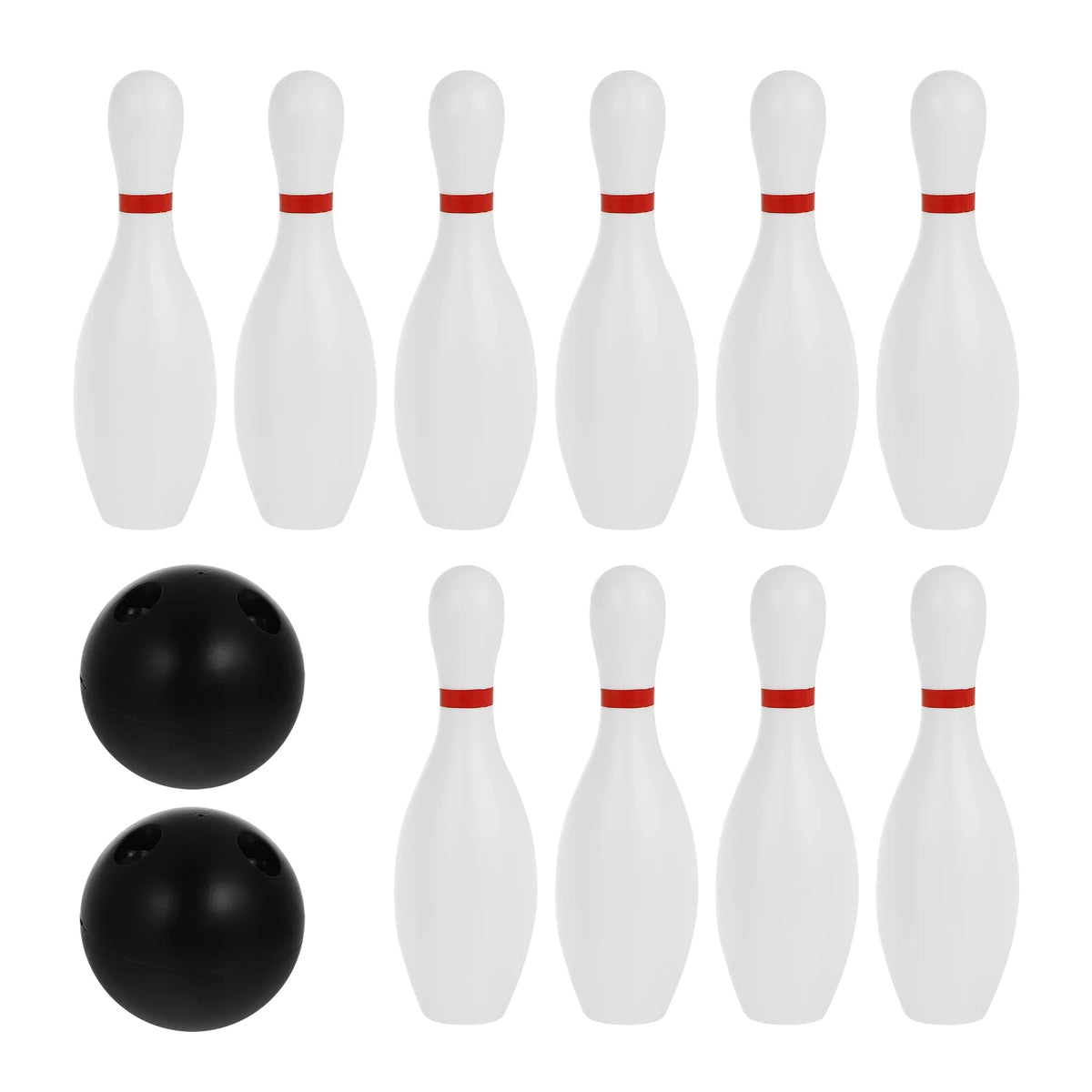 Toddler Kids Bowling Game Set Outdoor Indoor Sports Toys (White) E21107