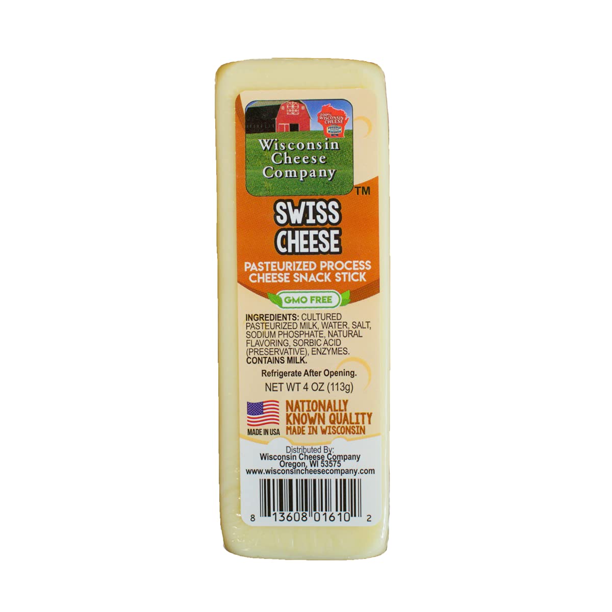 100% Wisconsin Cheese & Cracker Gift Basket, Pack of 5 Blocks D862