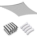 Gray White 20ft Sun Shade Canopy K882