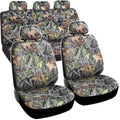 Camo Full Car Seat Covers, 9 Pieces Y41443