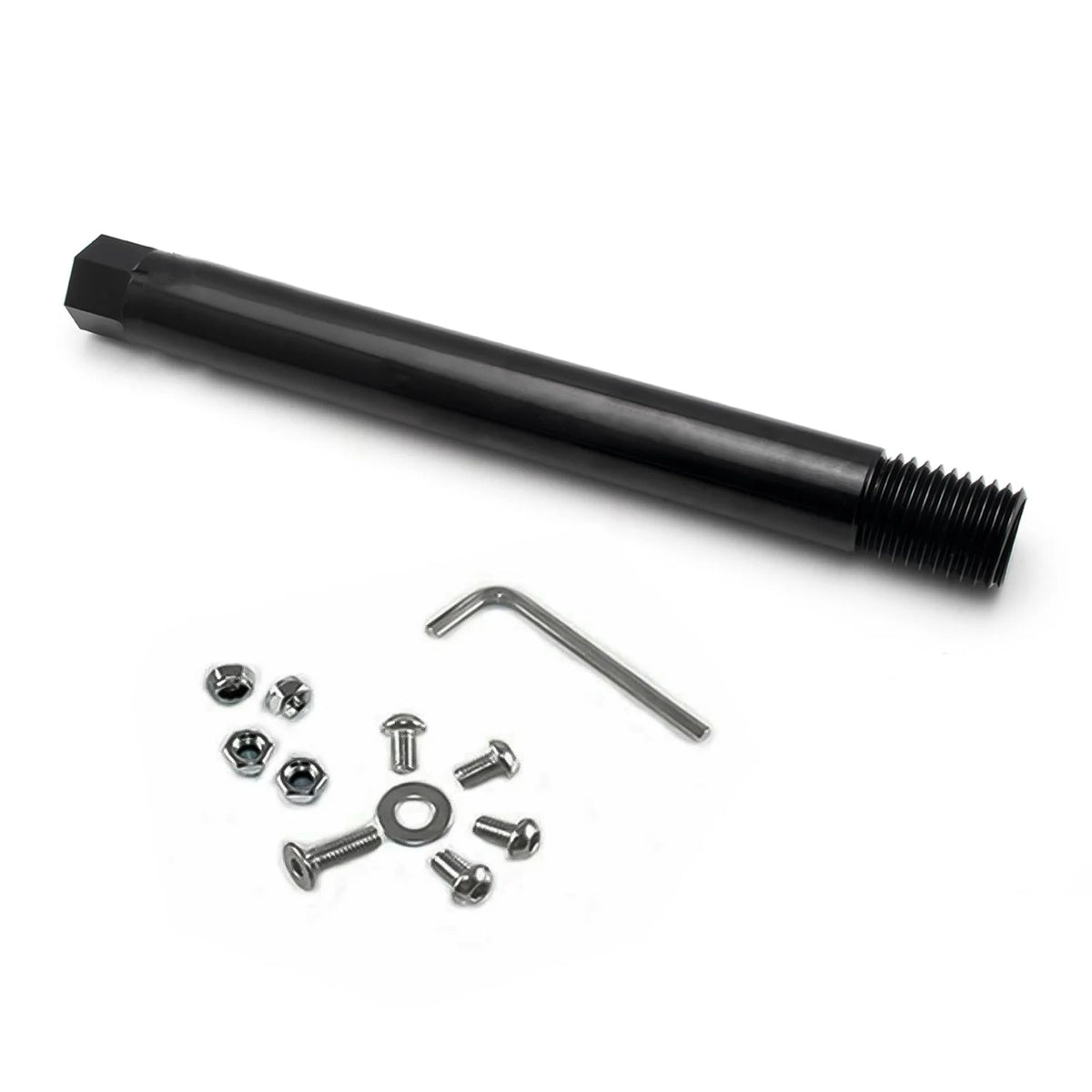 Black No Drill Tow Hook License Plate Mounting Bracket Adapter Kit M6857