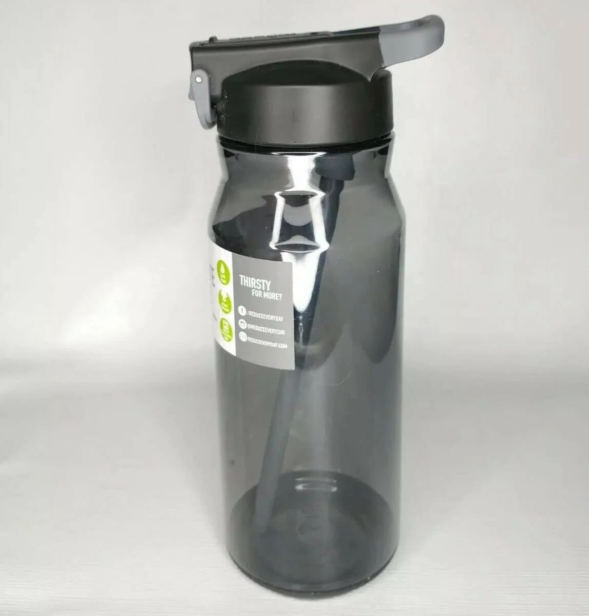 36oz Tritan Plastic Water Bottle with Flip Top Lid and Carry Handle I7702