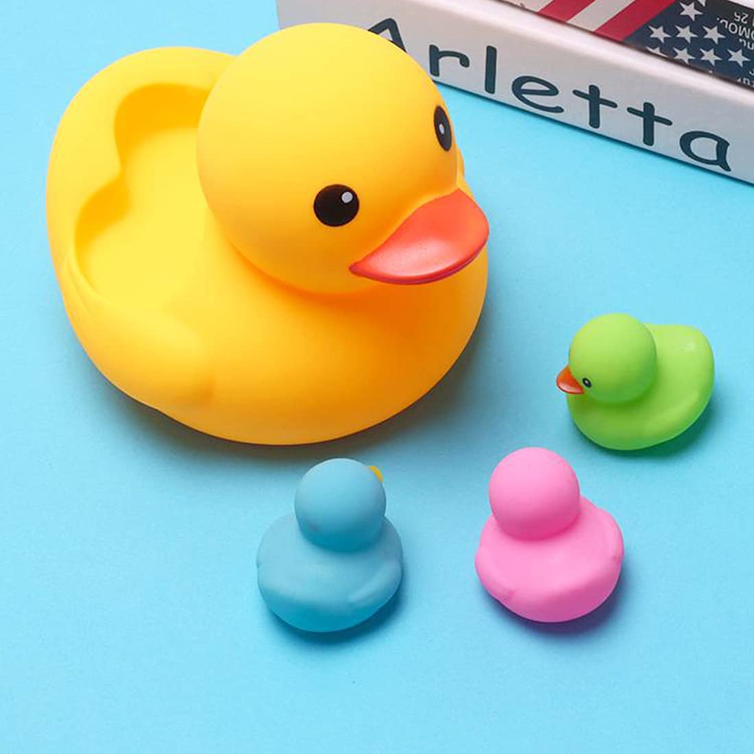Colorful Rubber Ducky Bath Toys 4Pcs G554