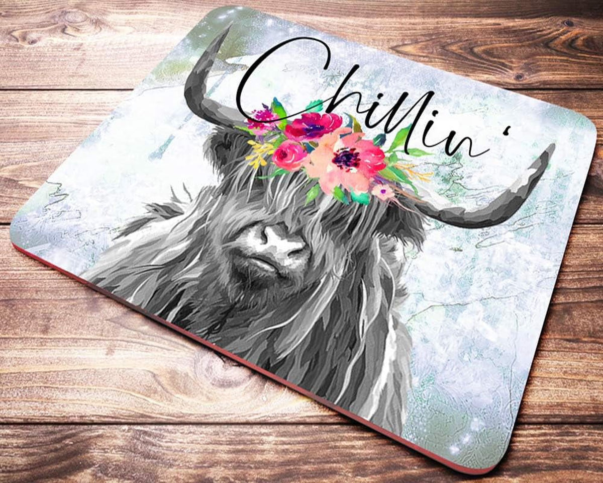 Watercolor Floral Mouse Pad N34375