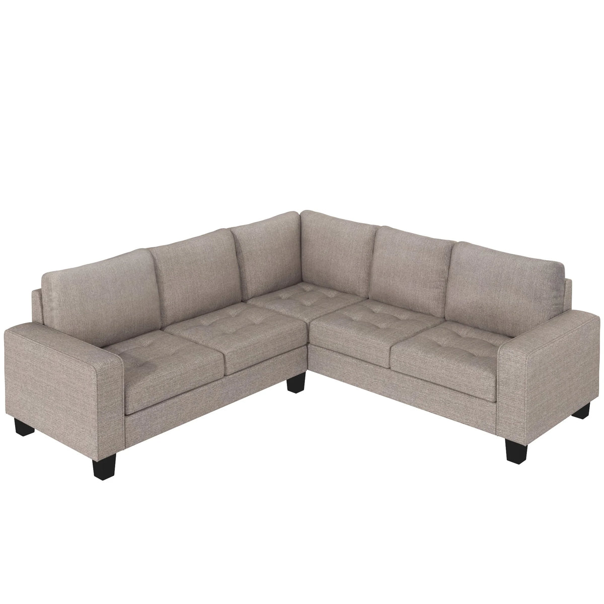 Sectional Sofa with Ottoman & Cup Holders Z2788