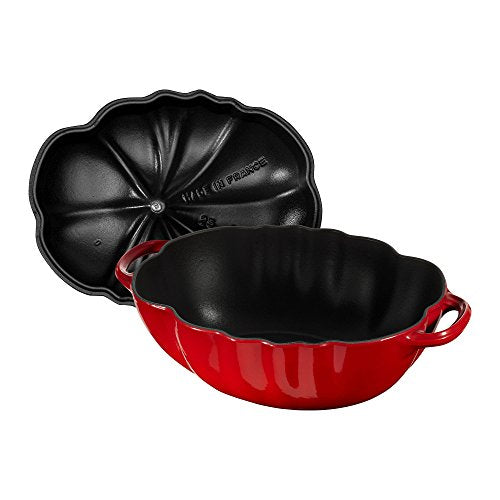 Cast Iron Dutch Oven 3-qt Tomato Cocotte Cherry X421