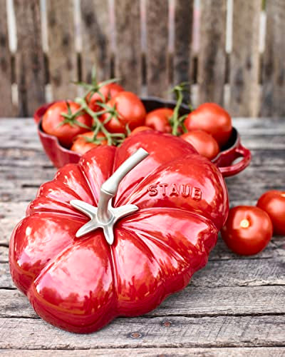 Cast Iron Dutch Oven 3-qt Tomato Cocotte Cherry X421