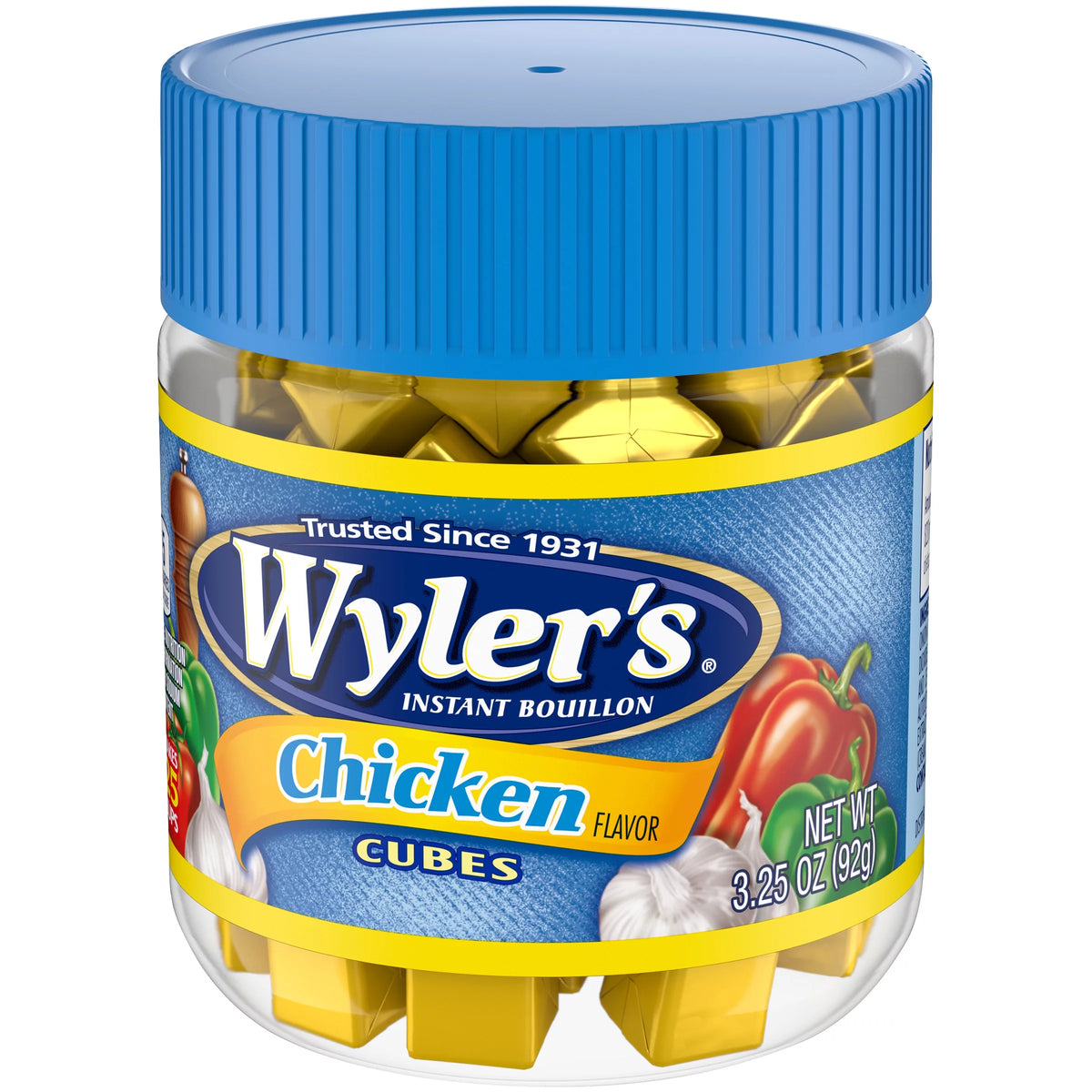 Chicken Instant Bouillon Cubes, 3.25 oz (3-Pack) D502382