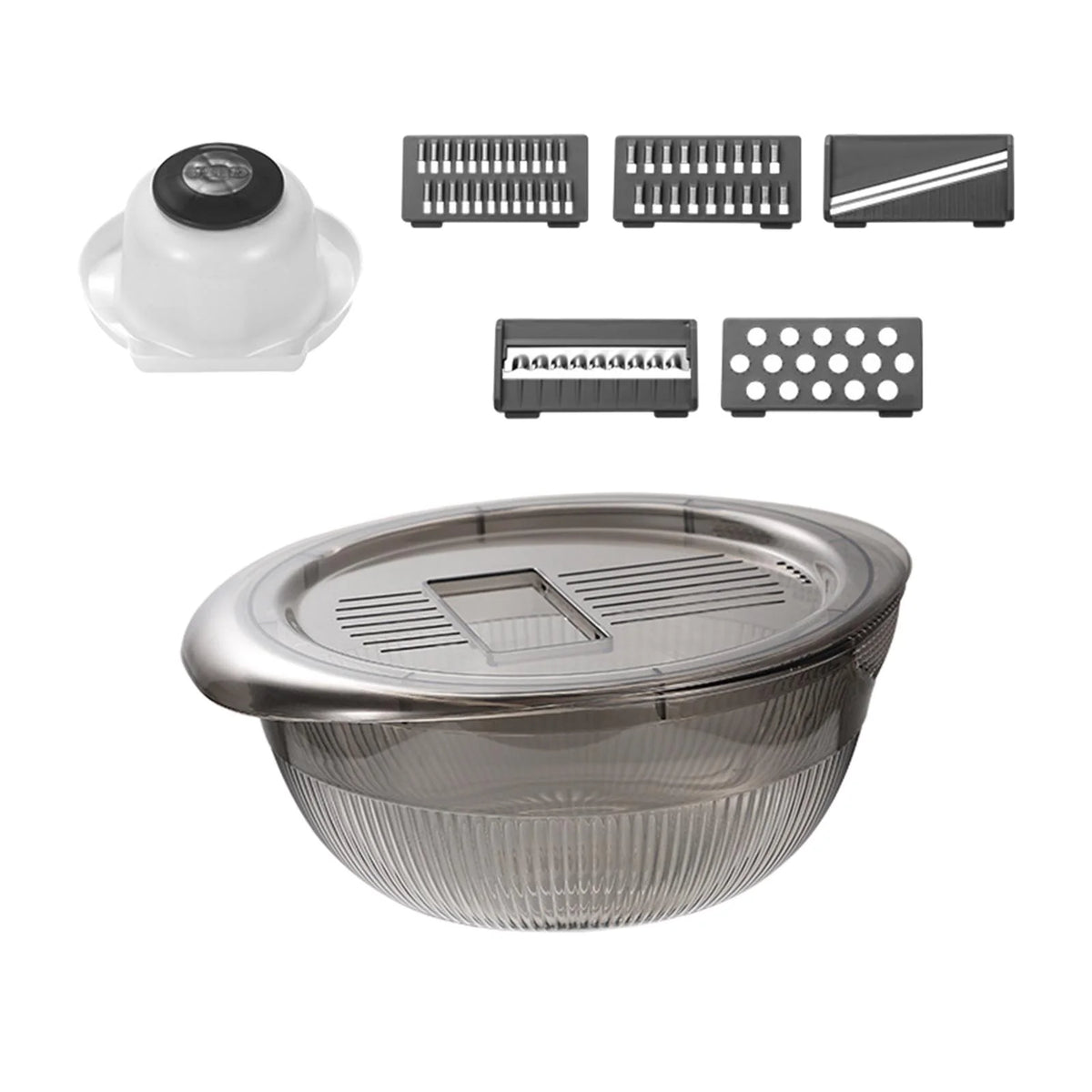 Gray 5 Blade Vegetable Chopper with Container W2390