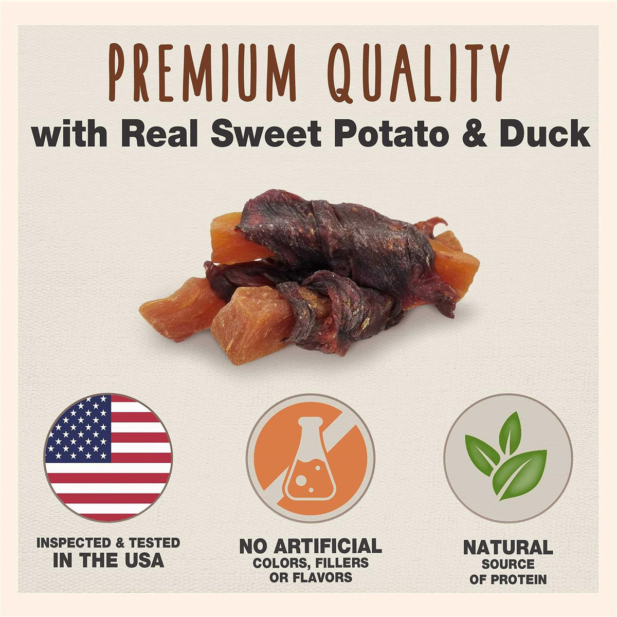 Sweet Potato & Duck Dog Treats W16575