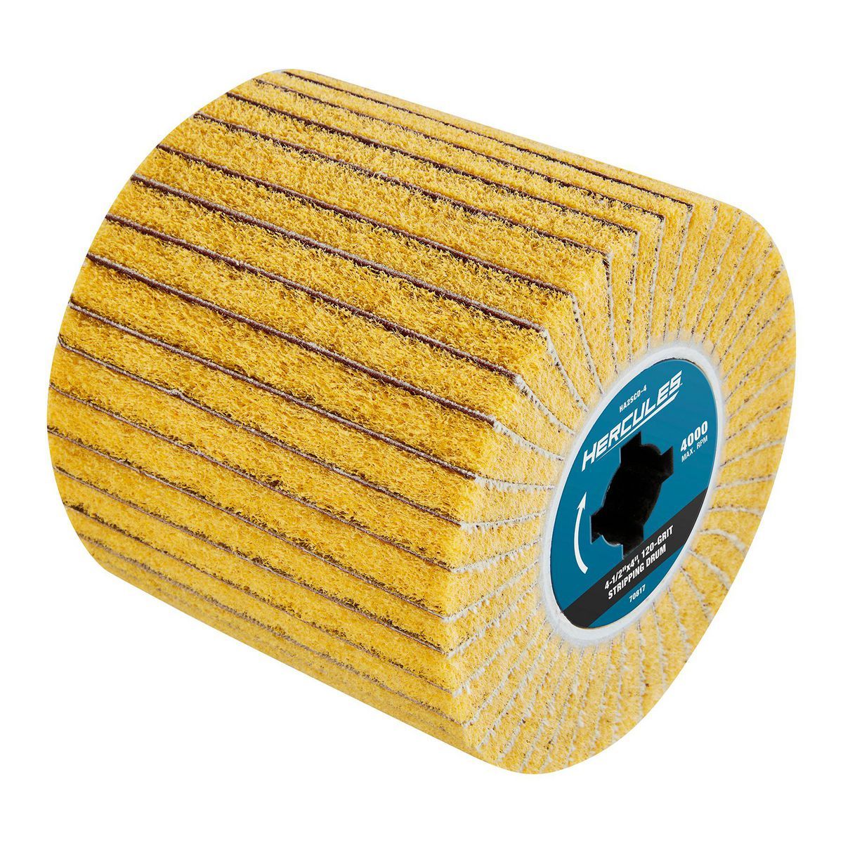 4-1/2 in. x 4 in. x 3/4 in. 120-Grit Interleaved Stripping Drum X596