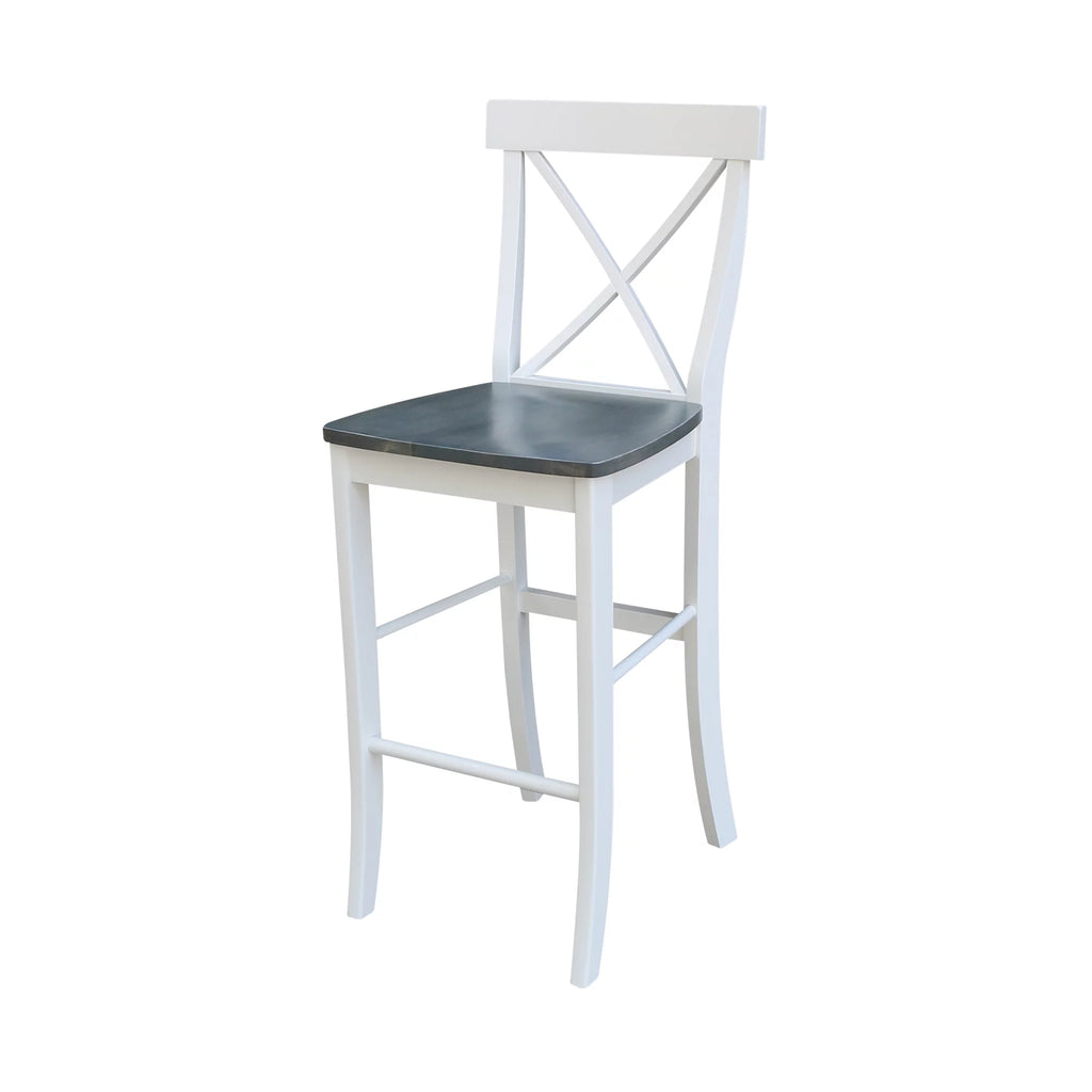 Round Wood Bar Height Table with 2 Stools T5507