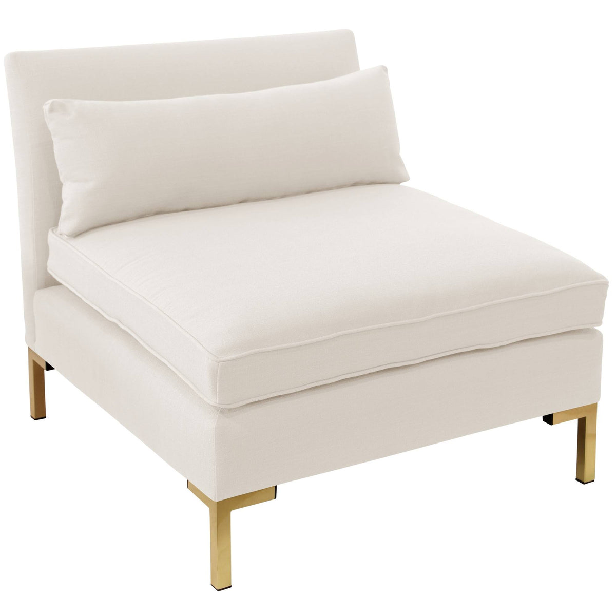 White Armless Chair W887596