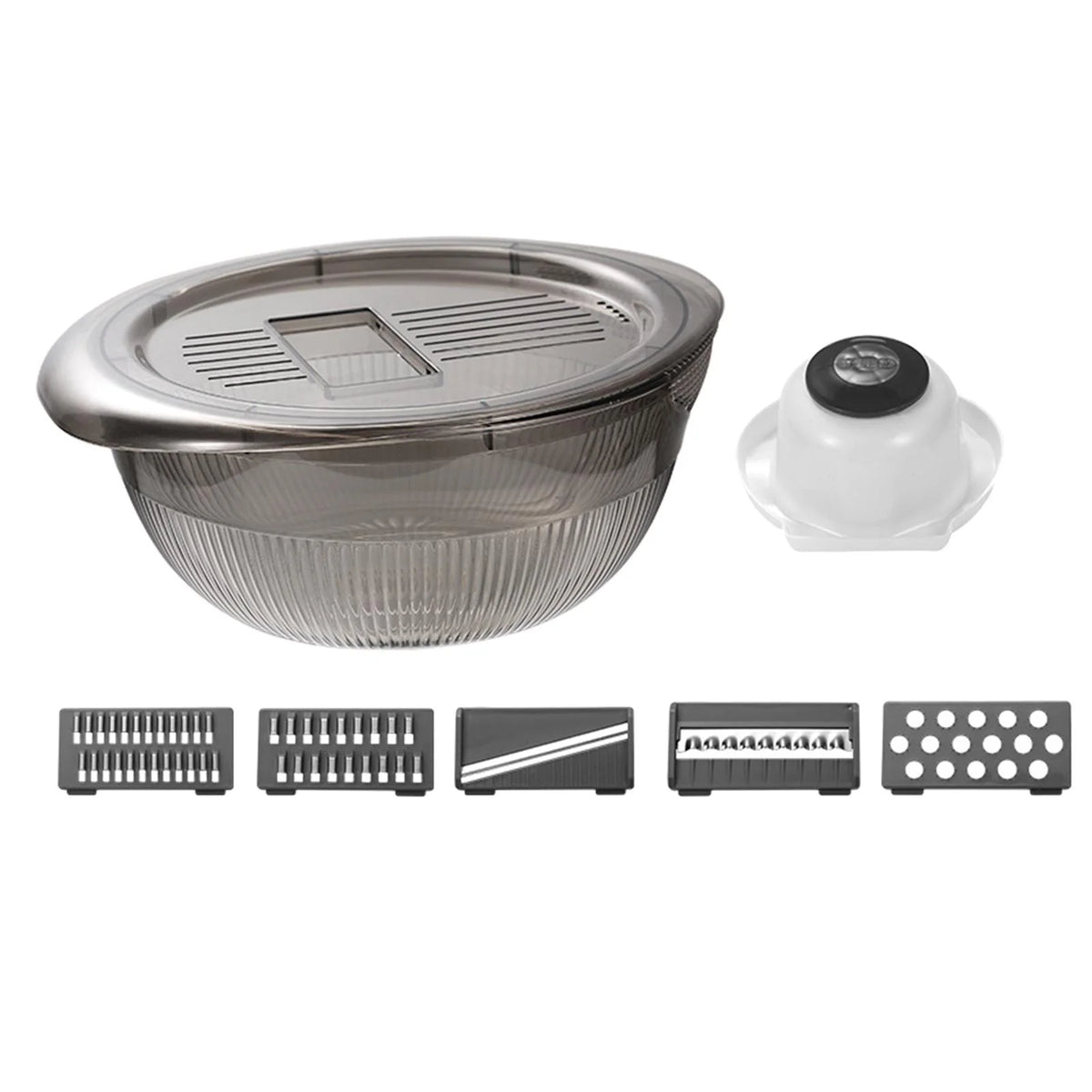 Gray 5 Blade Vegetable Chopper with Container W2390