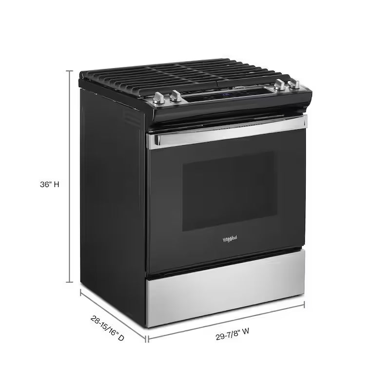 5.0 cu.ft. Gas Range with Self-Cleaning Oven in Stainless Steel W56142